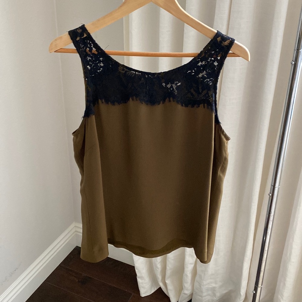 J Crew Silk Tank Top Size 12